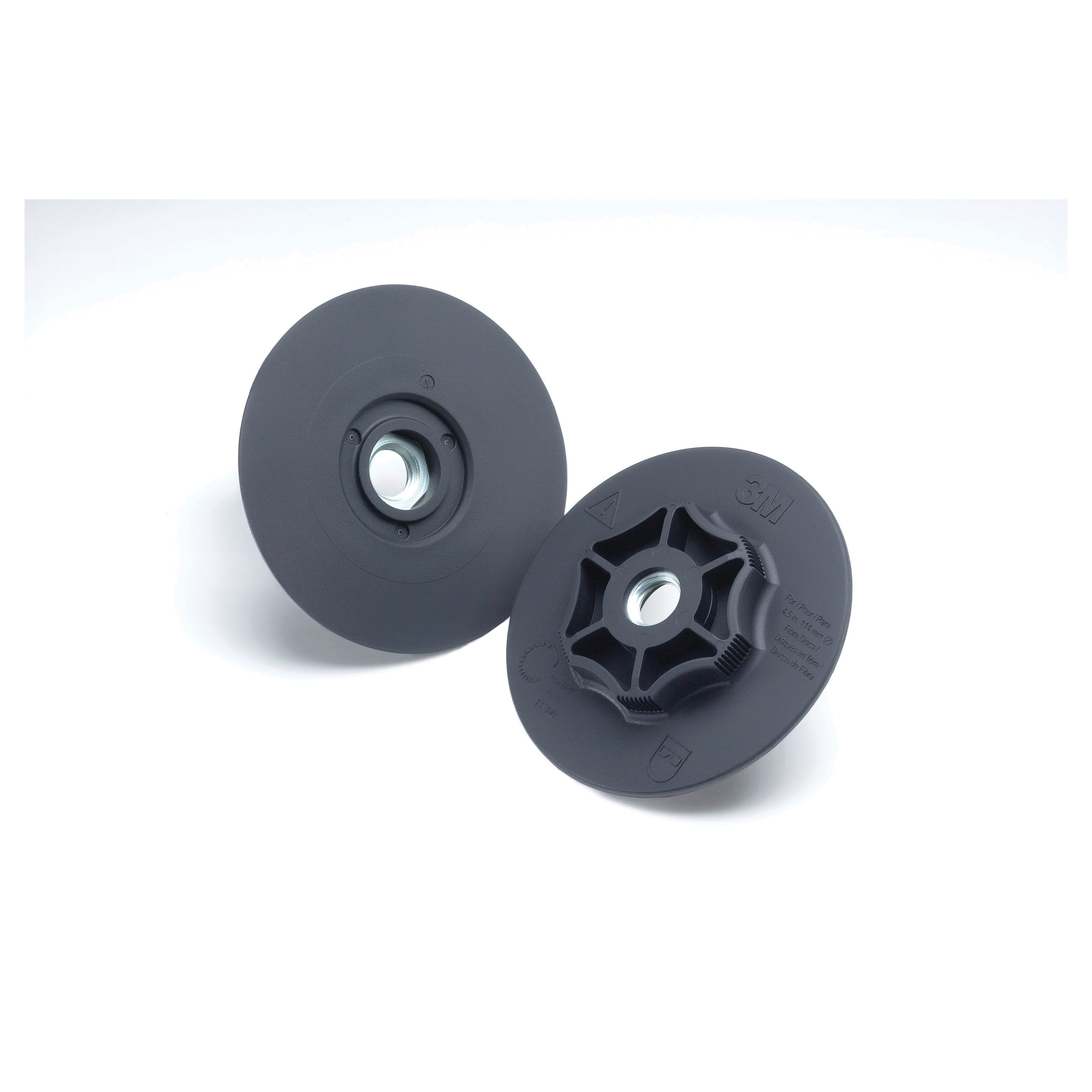 3M 7000045746 Hard Density Back Up Pad, 4-1/2 in Dia Pad, Type TN Attachment - Disc Pads