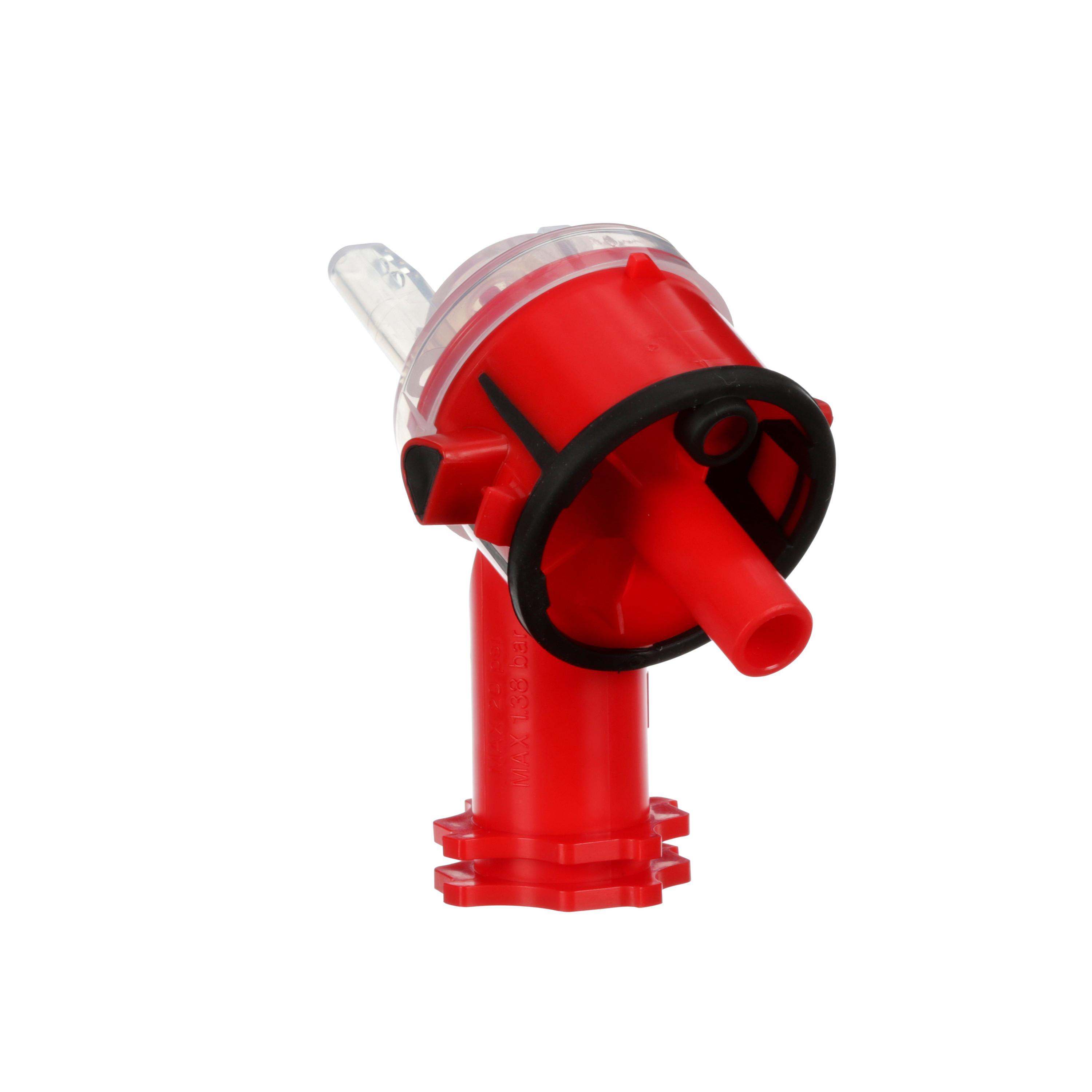 3M 7000045543 Atomizing Head, For Use With 3M Accuspray HG18, HG14 and HGP Series Replaceable Nozzle Spray Guns, 2 mm Size, Red - Spray Gun Accessories