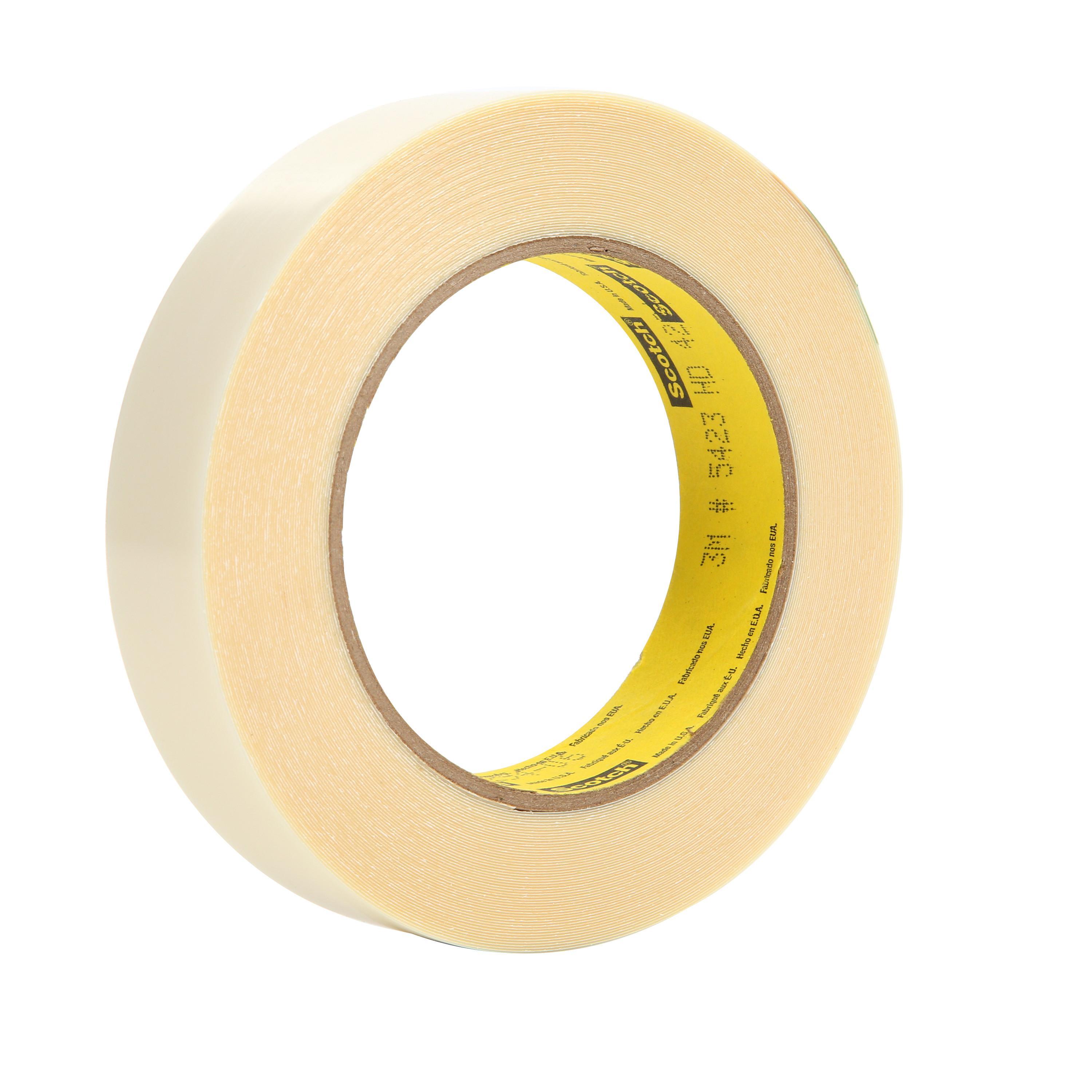 3M 7000050075 5421 Film Tape, 18 yd L 1 in W, 6.7 mil THK, Rubber Adhesive, Polyethylene Backing, Transparent - Film Tapes