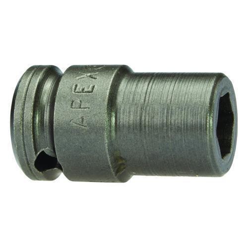 Apex M1P12 Magnetic Socket, 1/4 in Square Drive, 3/8 in 6-Point/Hex Socket, 6 Points - Sockets