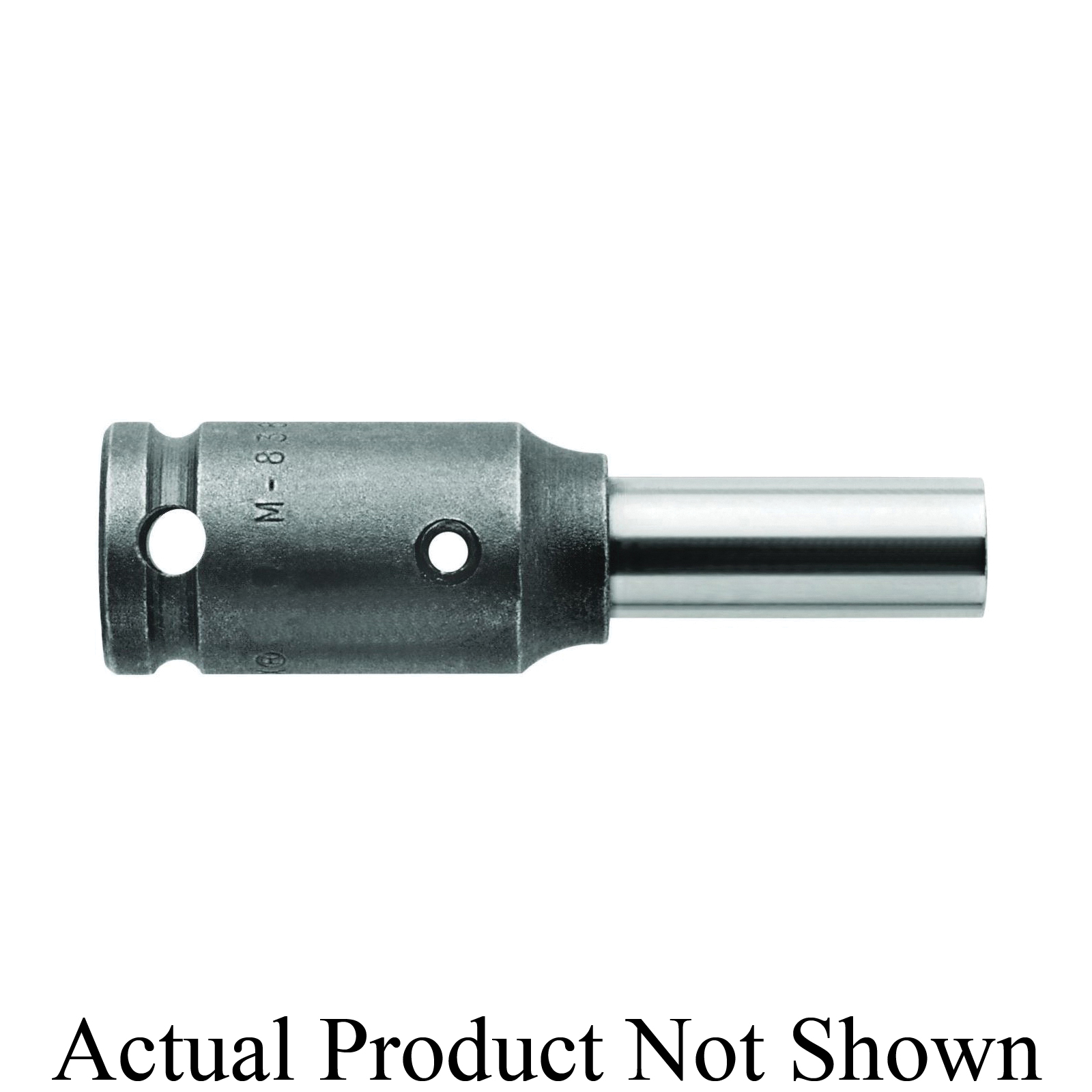 Apex M-858 Bit Holder, 1/2 in Drive, Steel, 1/4 in Hex - Nut Setters & Bit Holders