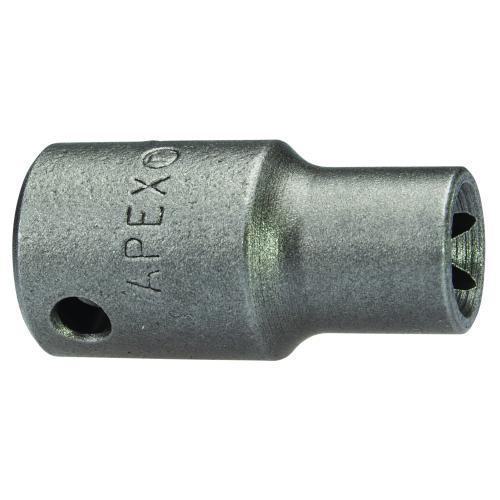 Apex TX-1412 Socket, Standard Style, 1/4 in Square Drive, E12 External Torx Socket, 6 Points - Sockets