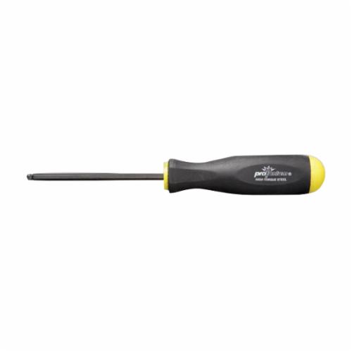Bondhus 10602 Standard Screwdriver, 0.05 in BallDriver Point, 4.1 in OAL, Thermoplastic/Soft Rubber Handle, ProGuard - Standard Screwdrivers