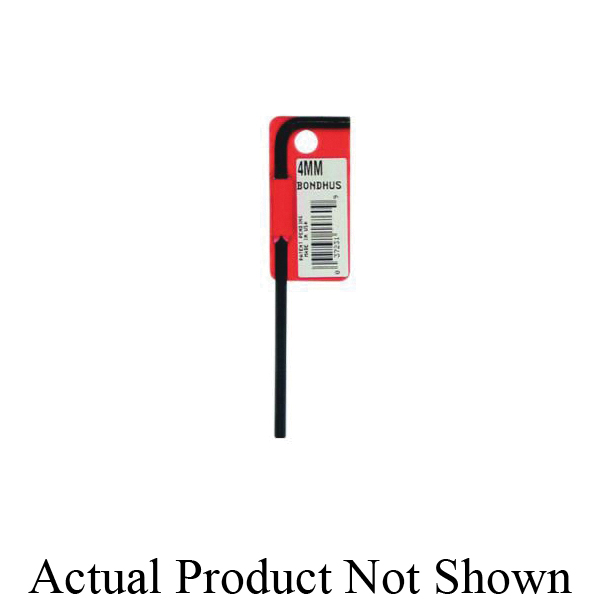 Bondhus 15976 Hex Key, L-Handle Handle, Protanium High Torque Steel, ProGuard - Hex & Torx Keys