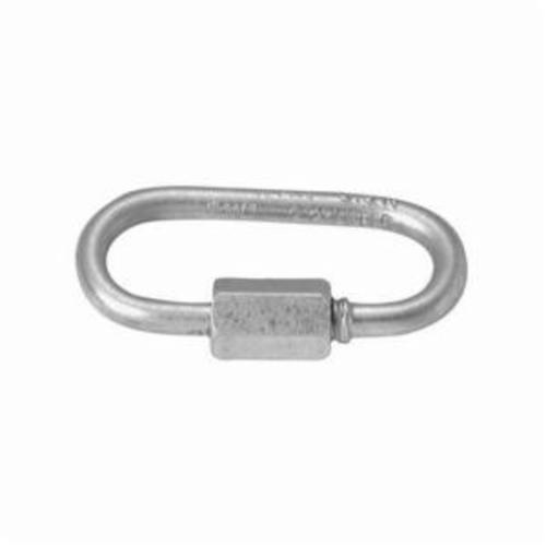 Campbell T7645156V Quick Link, 1/2 in, 4.17 in OAL, 3300 lb Load, Zinc Plated - Eye Snaps