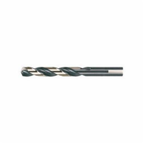 Cle-Line C23843 1875R Heavy Duty Mechanics Drill, 17/64 in Drill - Fraction, 0.2656 in Drill - Decimal Inch, HSS, Black/Gold Oxide - Mechanics Drill Bits
