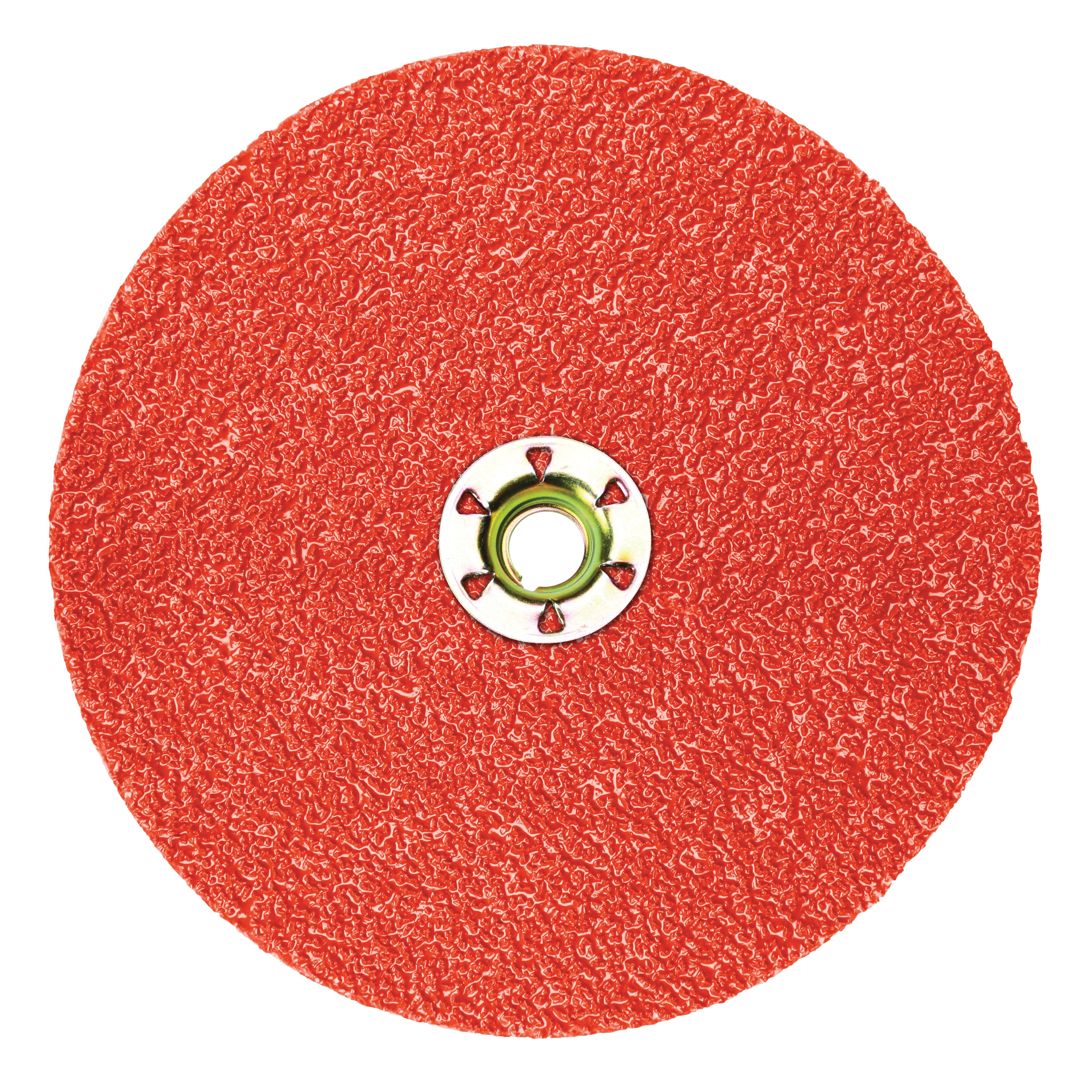 Cubitron II 7000119182 Close Coated Fibre Disc, 5 in Dia Disc, 36+ Grit, Extra Coarse Grade, Ceramic Abrasive, Quick-Change Type TN Attachment - Coated Abrasive Fiber Discs