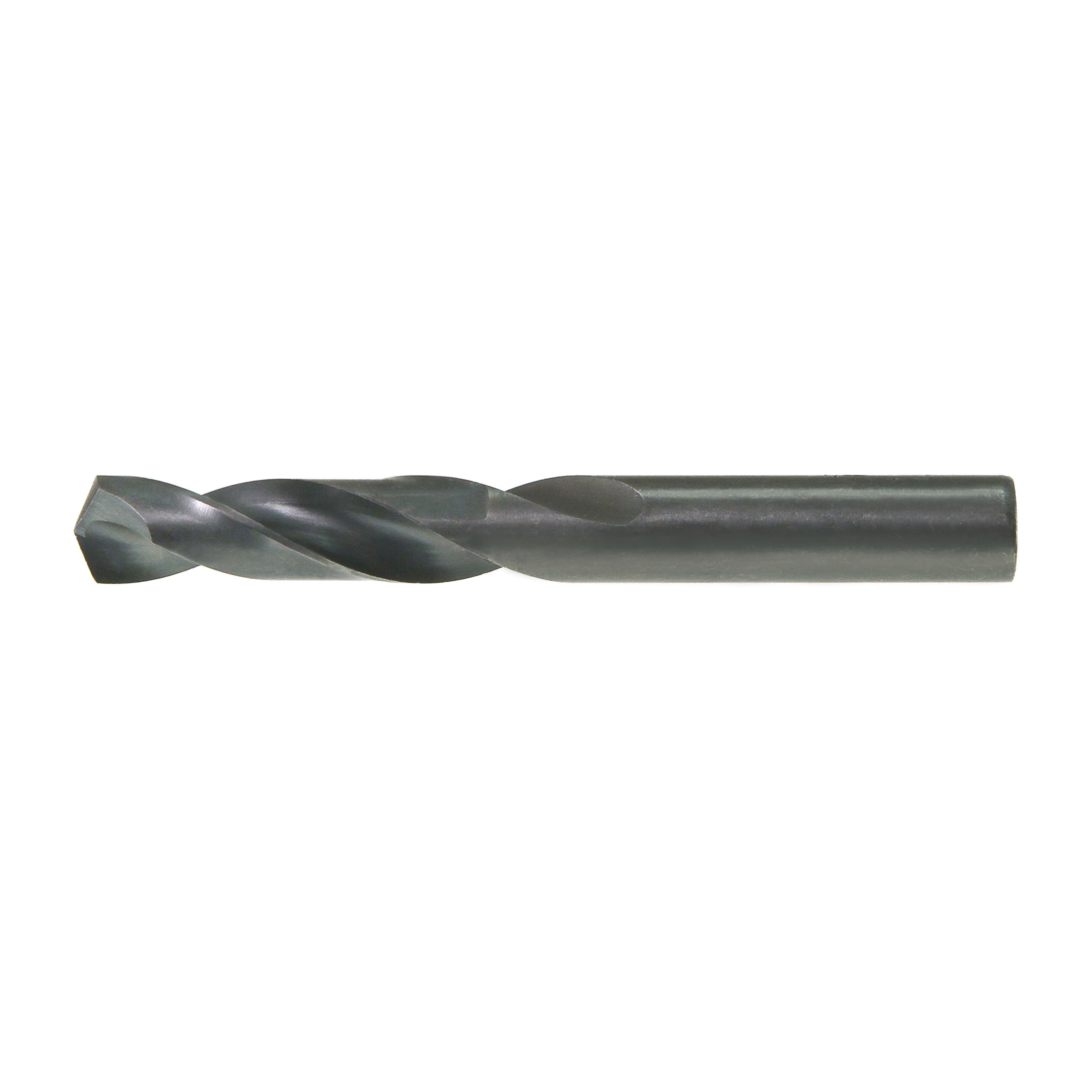 Drillco 300A112 Type C Heavy Duty Stub Length Screw Machine Length Drill, 3/16 in Drill - Fraction, 0.1875 in Drill - Decimal Inch, HSS, Black Oxide - Short Length Drill Bits