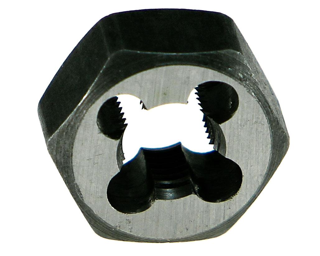 Drillco 336E140B 3360E Hex Rethreading Die, M14x2 Thread, Carbon Steel - Hex Dies