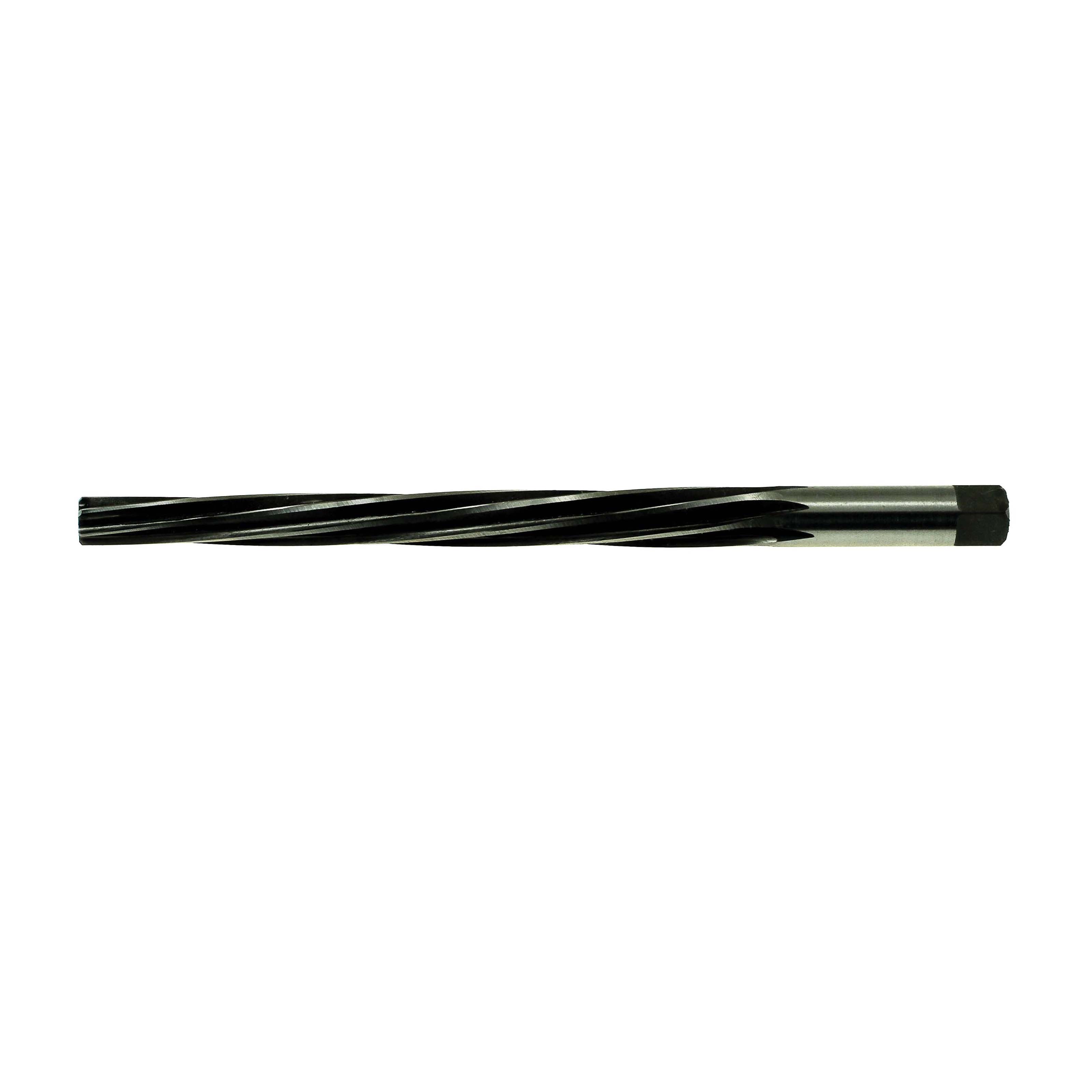 Drillco 455E060 4550E Imperial Taper Pin Reamer, #6 Taper Pin, 0.2773 in Dia Small End, Spiral Flute, Square Shank - Taper Pin Reamers