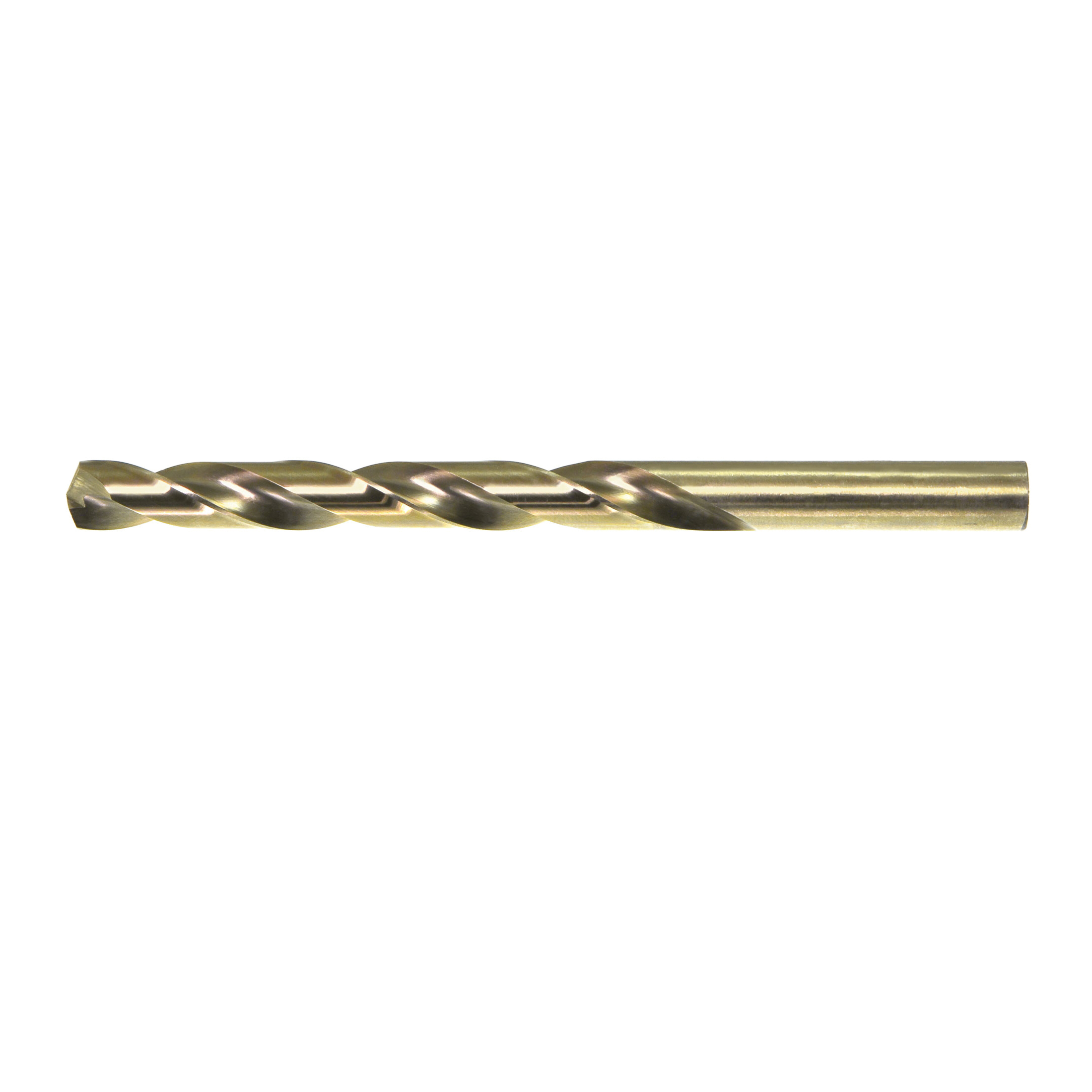 Drillco 500A113 Type J Heavy Duty Jobber Length Drill Bit, 13/64 in Drill - Fraction, 0.2031 in Drill - Decimal Inch, 135 deg Point, Cobalt, Bronze - Jobber Length Drill Bits