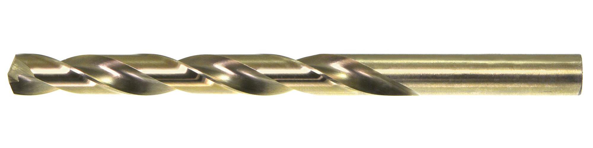 Drillco 500A29 Heavy Duty Jobber Length Drill Set, 1/16 in Min Drill Bit, 1/2 in Max Drill Bit, 135 deg Drill Point Angle, 29 Pieces, Cobalt, Bronze - Drill Bit Sets