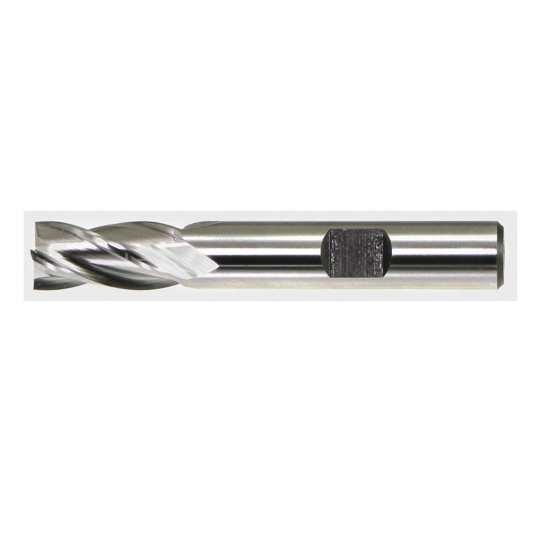 Drillco 515A132B 5150A Center Cutting Imperial Multi-Flute Regular Length Single End Finishing End Mill, 1/2 in Dia Cutter, 1-1/4 in Length of Cut, 4 Flutes, 1/2 in Dia Shank, 3-1/4 in OAL, Bright - Roughing & Finishing End Mills