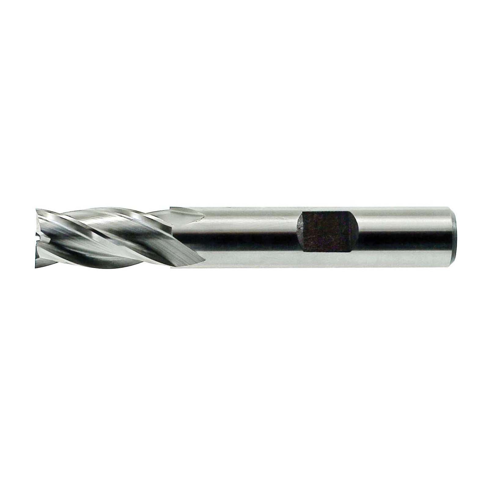 Drillco 51A148D 5100A Imperial Multi-Flute Non-Center Cutting Regular Length Single End Finishing End Mill, 3/4 in Dia Cutter, 1-5/8 in Length of Cut, 4 Flutes, 3/4 in Dia Shank, 3-7/8 in OAL, Bright - Roughing & Finishing End Mills
