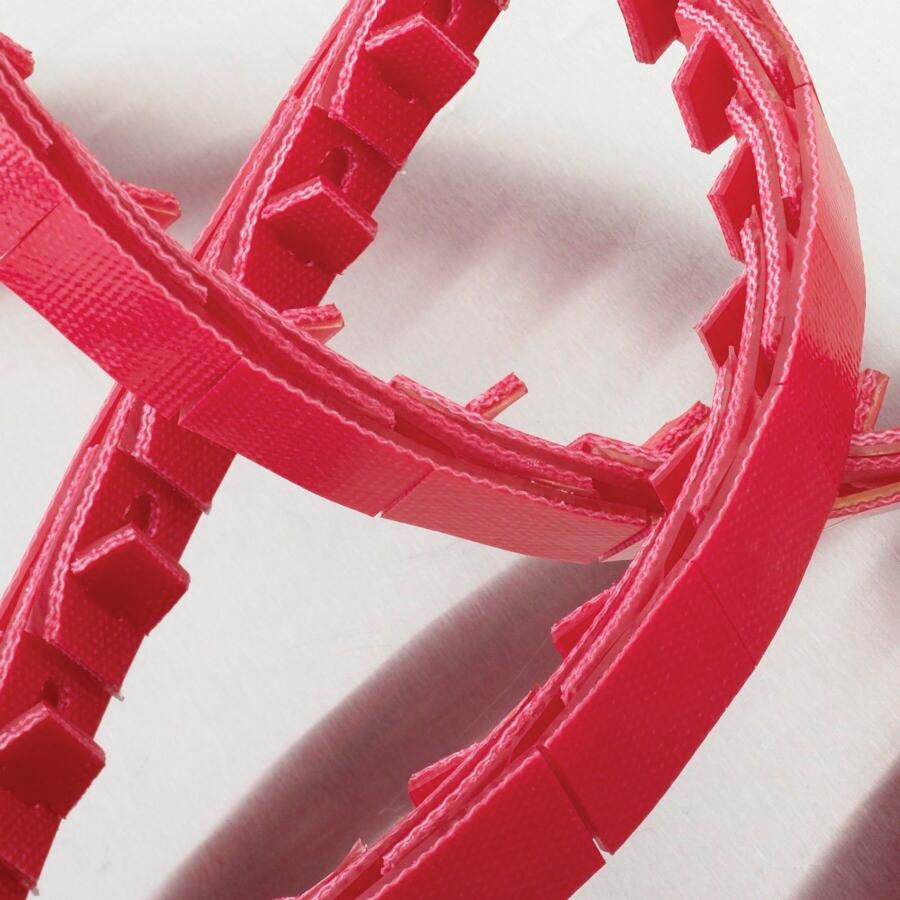 Fenner Drives PowerTwist Move Roller Drive 0410300-25 Section B V-Link Belt, 5/8 in W x 5/8 in THK - Modular/Link Conveyor Belts