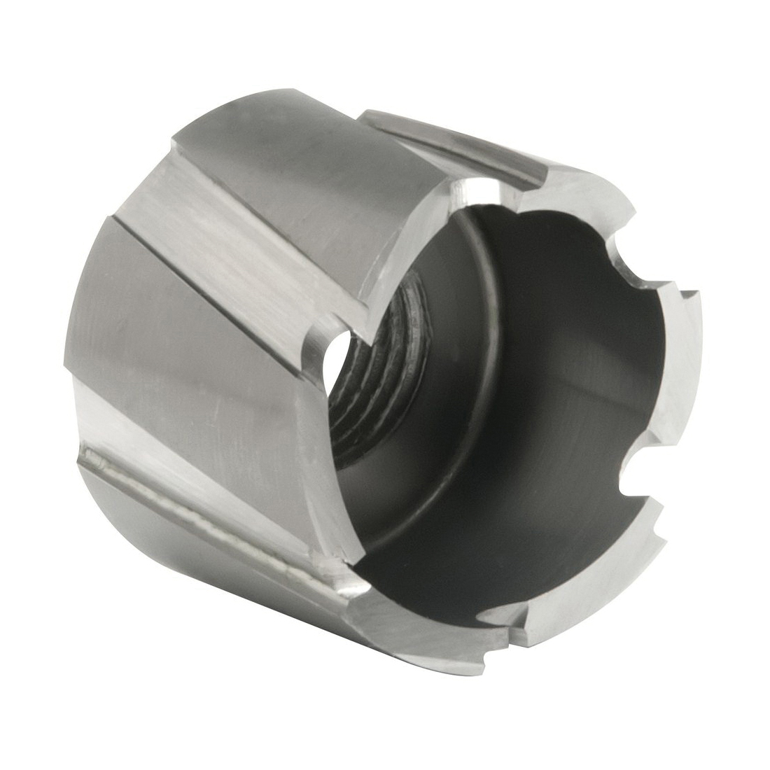 Hougen RotaCut 11152 11000 Imperial Hole Cutter With 3/8-24 Threaded Hole, 1-1/16 in Dia Cutter, 1/2 in D Cutting, M2 HSS, 3-Flat Shank - Annular Cutters