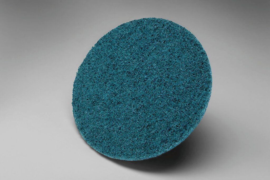 Scotch-Brite 7000000658 Surface Conditioning Disc, 4 in Dia Disc, Very Fine Grade, Aluminum Oxide Abrasive, Paper Backing - Non-Woven Abrasive Hook & Loop Discs