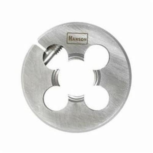 Irwin Hanson 7648 Adjustable Round Threading Die, 9/16-12 UNC Thread, 1-1/2 in OD Die, High Carbon Steel - Round Dies