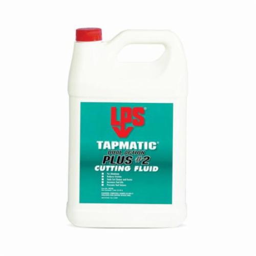LPS Tapmatic 40230 Dual Action Plus #2 Cutting Fluid, 1 gal Plastic Jug, Mild Fatty, Liquid, Medium Amber - Cutting and Grinding Fluids