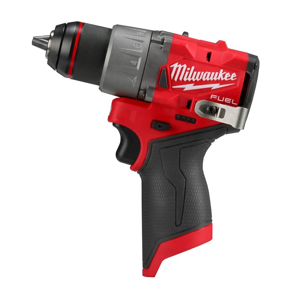Milwaukee 3403-20 Drill, 1/2 in Chuck, 12 V, 1700 rpm No-Load, Li-Ion Battery - Cordless Drills