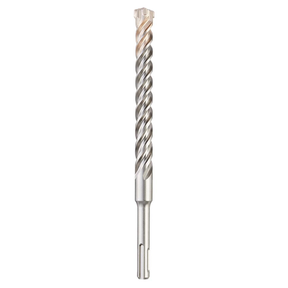 Milwaukee MX4 48-20-7203 4-Cutter Heavy Duty Rotary Hammer Drill Bit, 5/8 in Drill Bit, 10 in D Cutting, Carbide Cutting Edge, 12 in OAL - Hammer Drill Bits