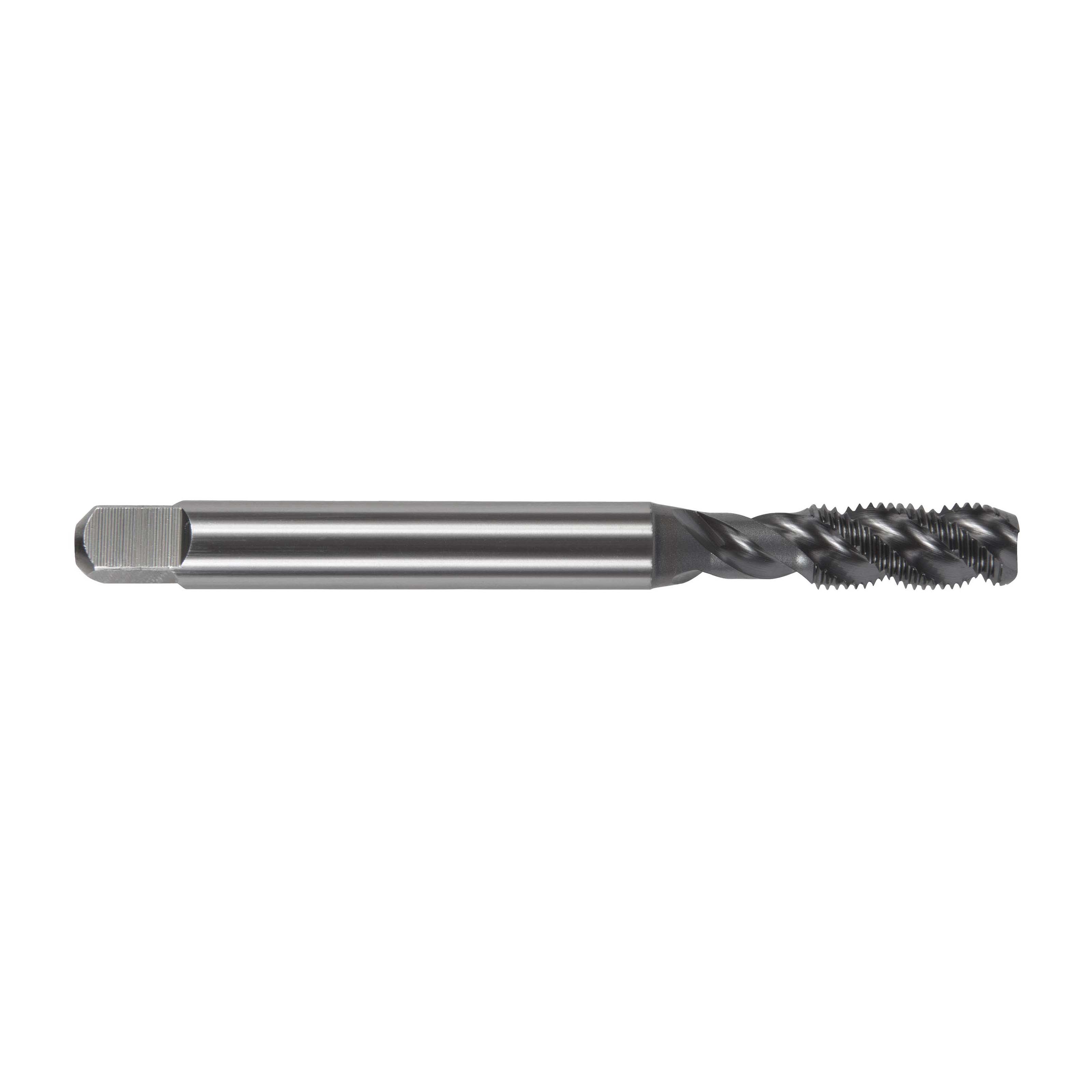 Nitro-Max 226N132F 2260N Spiral Flute Tap, 1/2-20 Thread, H3 Thread Limit, Bottoming Chamfer, 3 Flutes, TiCN Coated, Cobalt - Spiral Flute Taps