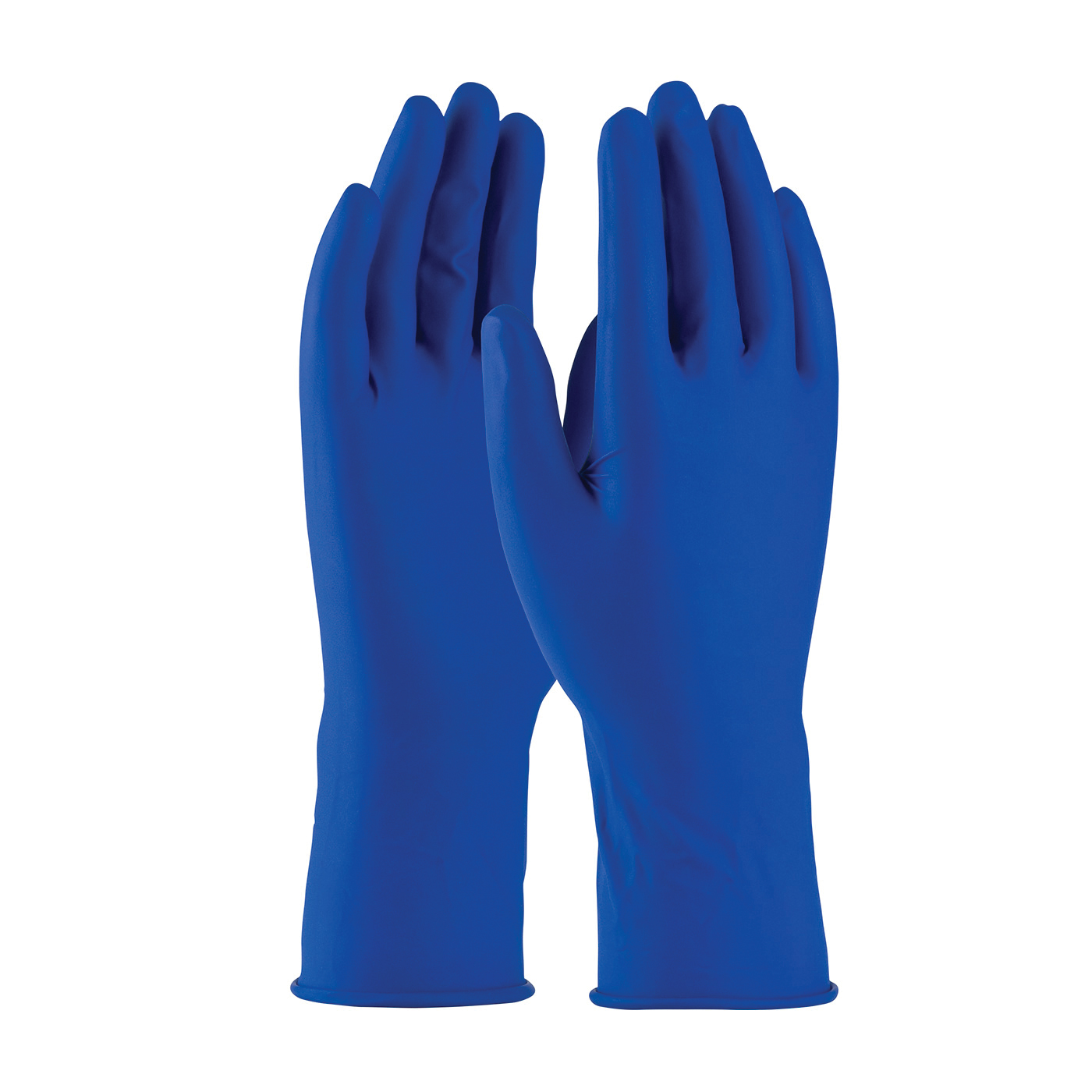 PIP 2550/XXL Heavy Weight Disposable Gloves, 2XL, Latex, Blue, 11-7/8 in L, Non-Powdered, Textured, 14 mil THK, Application Type: Exam/Medical Grade, Ambidextrous Hand - Disposable & Clean Room Gloves