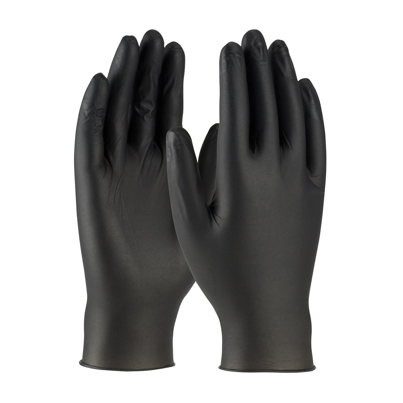 PIP 2920/M Disposable Gloves, M, Nitrile, Black, 9.4 in L, Non-Powdered, Textured, 5 mil THK, Application Type: Industrial Grade, Ambidextrous Hand - Disposable & Clean Room Gloves