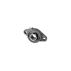 IPTCI Bearings UCFL206-20 Silver UCFL 200 Normal Duty Ball Bearing, 1-1/4 in Dia Bore, 4.61 in L Bolt Center-to-Center, 2-Bolt Flange Mount, 5.83 in OAL/Dia - Flange Mount Ball Bearing Units