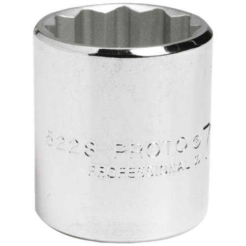 Proto TorquePlus J5228 Standard Length Socket, Imperial, 3/8 in Square Drive, 7/8 in - Sockets