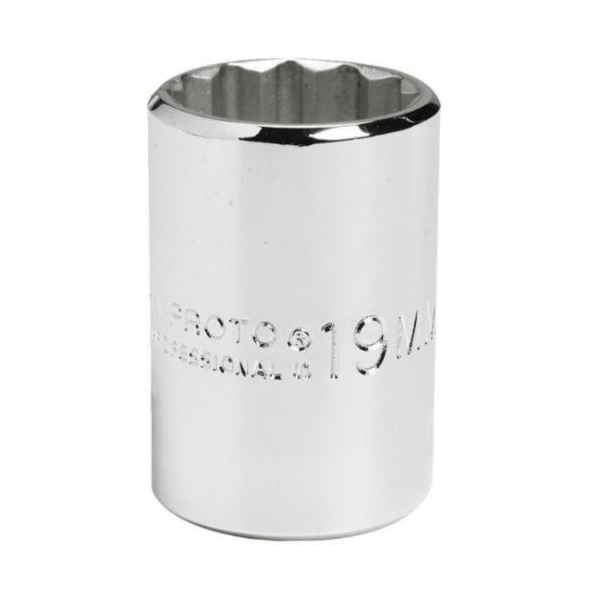 Proto TorquePlus J5413M Standard Length Socket, Metric, 1/2 in Square Drive, 13 mm - Sockets
