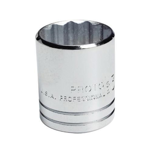 Proto TorquePlus J5436 Standard Length Socket, 1/2 in Square Drive, 1-1/8 in, 12 Points - Sockets