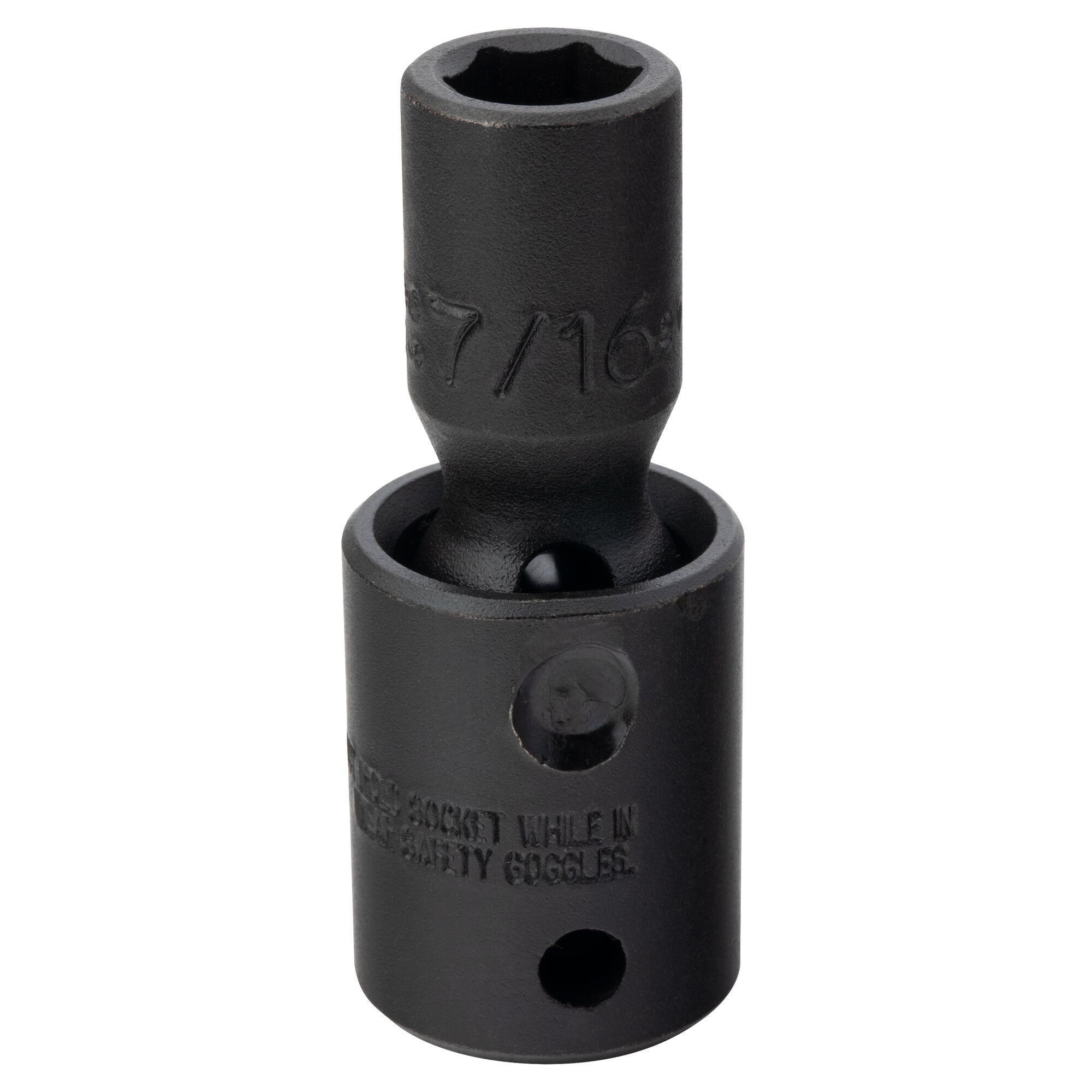 Proto TorquePlus J74279P Standard Length Universal Socket, 1/2 in Square Drive, 3/4 in Flexible Socket, 6 Points - Sockets