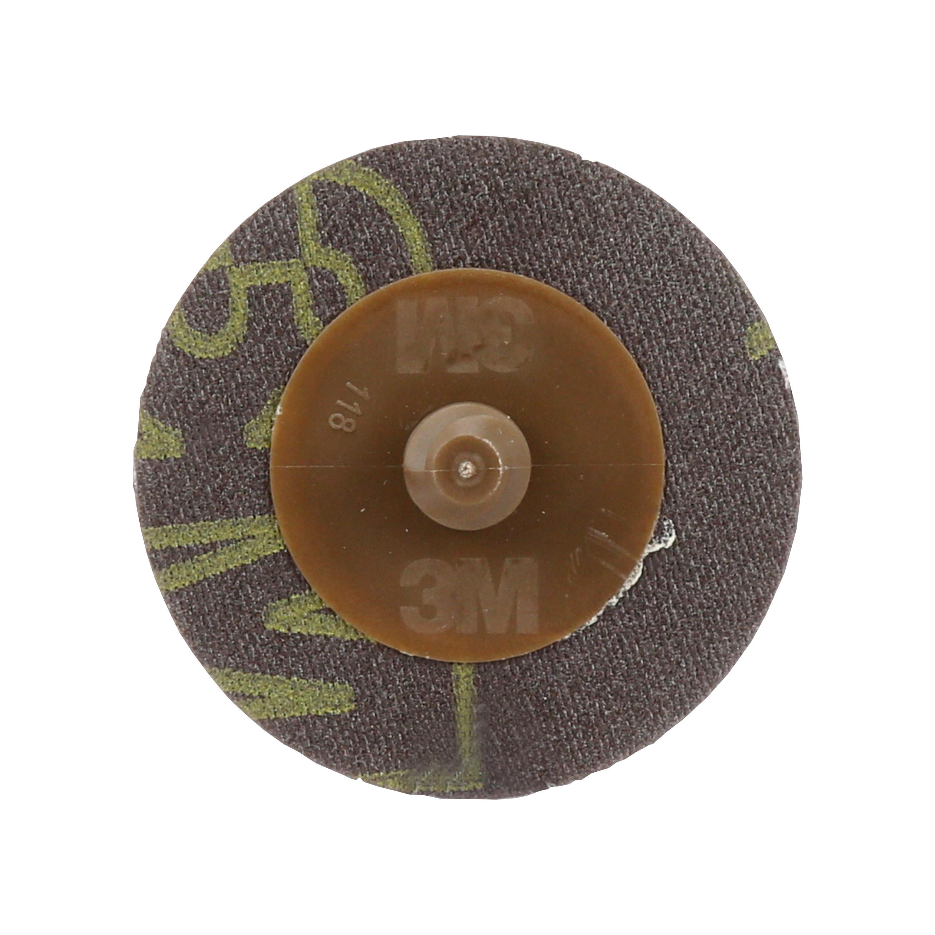 Roloc 7000045105 Abrasive Disc, 2 in Dia Disc, 240 Grit, Very Fine Grade, Aluminum Oxide Abrasive, Type TR Attachment - Coated Abrasive Quick-Change Discs