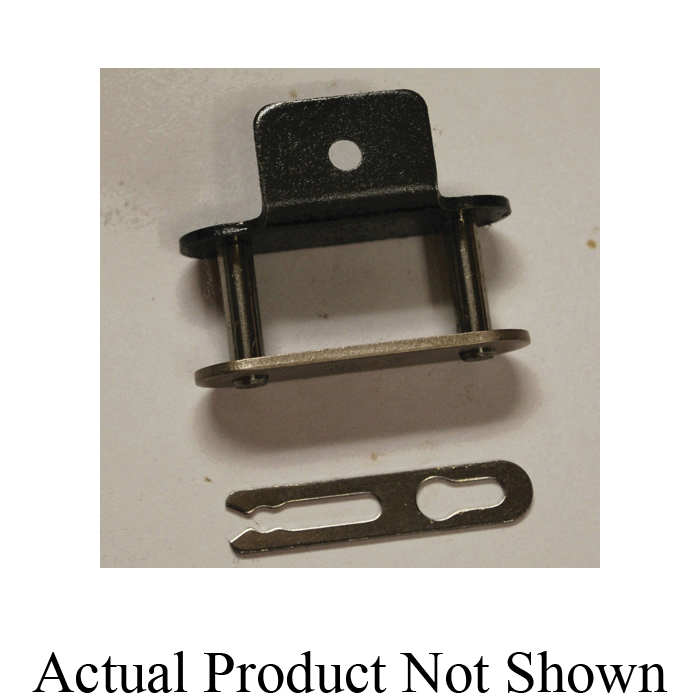 Tsubaki C2040A1CL Double Pitch Standard Connecting Link, C2040 Chain, 1 in Pitch, 0.717 in OAW, 0.156 in Dia Pin, Carbon Steel - Conveyor Chain Links