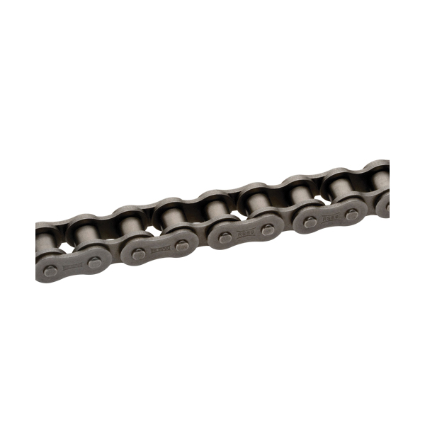 Tsubaki 43RB Chain, 10 ft OAL, 1/2 in Pitch, 0.306 in Dia x 0.134 in W Roller, Carbon Steel - Roller Chains